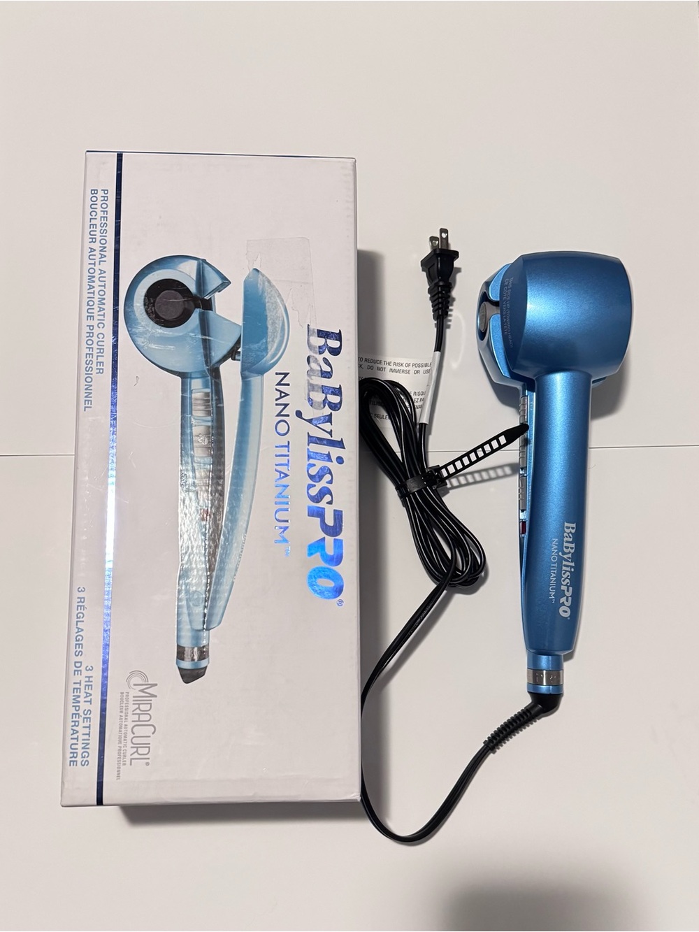 New - BaBylissPRO Nano Titanium Miracle curler | Professional automatic curler
